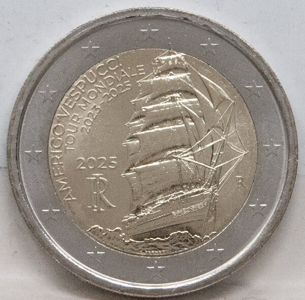 Italien 2 Euro 2025 - Schulschiff Vespucci - unc