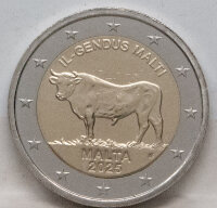 Malta 2 Euro 2025 - Maltesischer Ochse - unc
