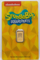 Tuvalu 2025 - 1 g Gold - Spongebob Schwammkopf -