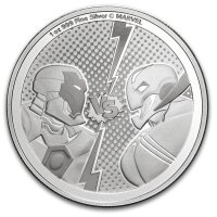 Niue 2 Dollar 2025 - Iron Man vs. Ultron - 1 oz. silber