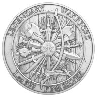 Silver Round - Legendary Warriors #11 - Sitting Bull...