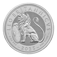 Großbritannien 10 Pfund 2025 - British Lion 5 oz....