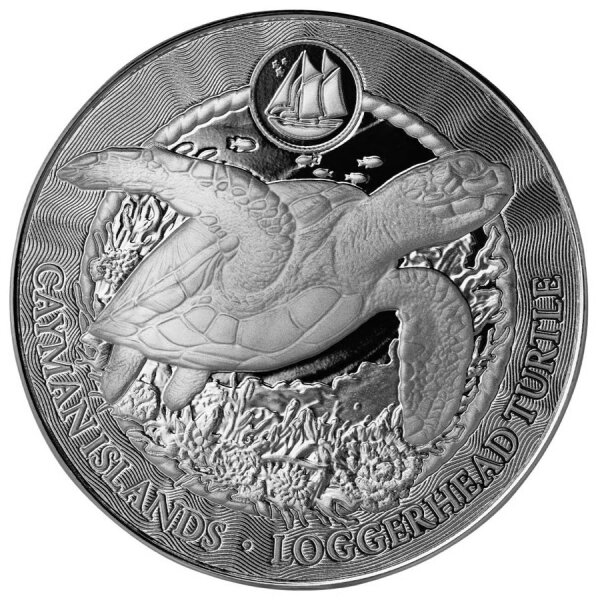 Cayman Islands 1 Dollar 2025 - Loggerhead Turtle 1 oz.