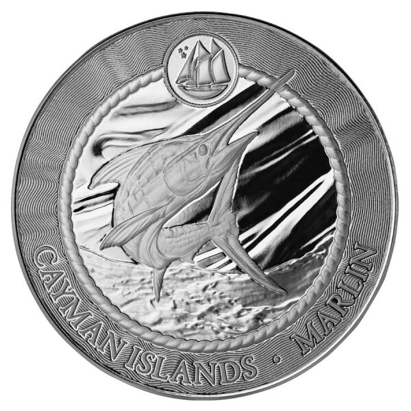 Cayman Islands 1 Dollar 2025 - Blue Marlin  1 oz.