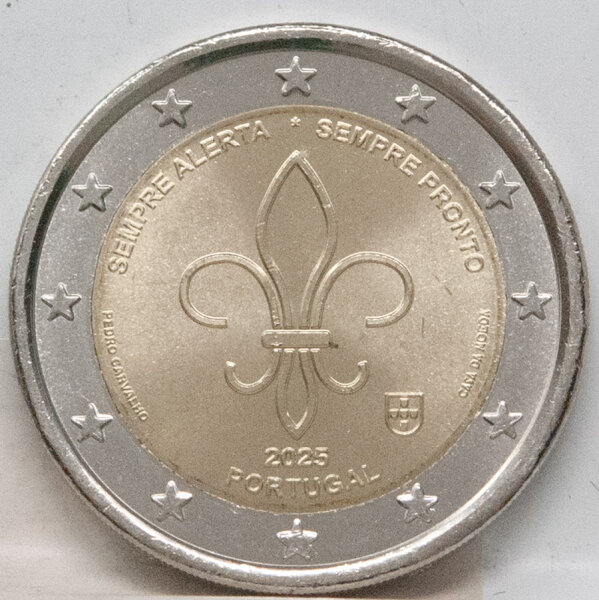 Portugal 2 Euro 2025 -  Pfadfinder unc.