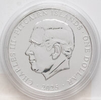Pitcairn Islands 2025 - Ocean Wonders - Octopus - 1 Unze Silber