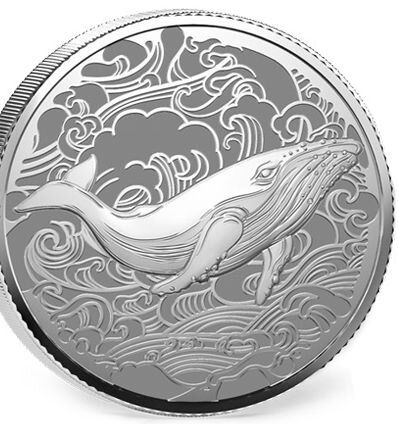 Pitcairn Islands 2025 - Ocean Wonders - Humpback Whale - 1 Unze Silber