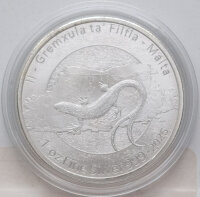 Malta 5 Euro 2025 - Eidechse - 1 oz Silber