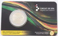 Bild zeigt 2 Euro in Coincard mit dem Motiv Spa Francorchamps