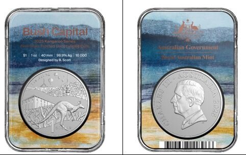 Känguru Münze in Silber 1 Unze in Coincard