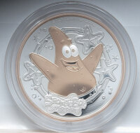 Tuvalu 2 Dollar 2025 - Spongebob - Patrick Star - PP 2 oz Silber