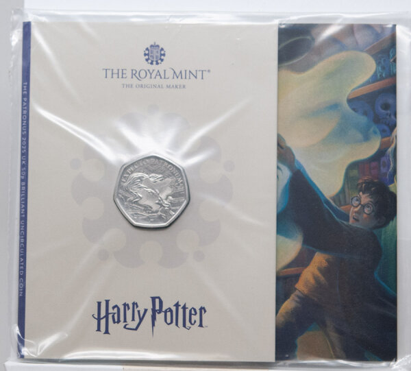 Großbritannien 50 Pence 2025 - Harry Potter - Patronus