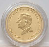 Australien 15 Dollar 2026 - Jahr des Pferdes - 1/10 Unze Gold