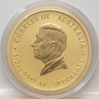Australien 50 Dollar 2026 - Jahr des Pferdes - 1/2 Unze Gold