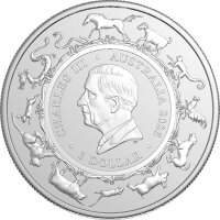 Australien 1 Dollar 2026 - Jahr des Pferdes - RAM 1 oz.