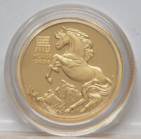 Australien 15 Dollar 2026 - Jahr des Pferdes - 1/10 Unze Gold PP