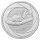 Silbermünze Großbritannien 2026 Ø 2 Pfund „Six Decades of 007 / 00’s“, 1 Unze, mit Montage ikonischer Bond-Fahrzeuge, Royal Mint Design.