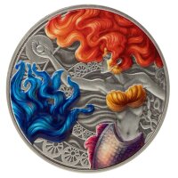 Silbermünze Samoa 2025 Mermaid & Pearl 1 Unze...