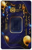 Germania Mint – Happy Birthday Goldbarren 1 g