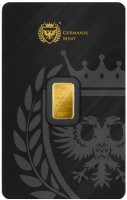 Goldbarren Germania Mint 1 g Au 999,9 im Safepack, mit...