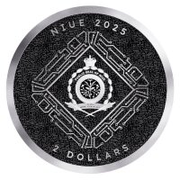 Niue 2 Dollar 2025 - Bitcoin - 1 oz. silber
