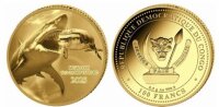 Goldmünze Republik Kongo 2025 – Megalodon 0,5...