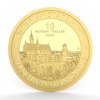 10 Bayern Thaler Goldmünze – Schloss...