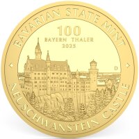 100 Bayern Thaler Goldmünze – Schloss...