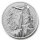 Rückseite der Münze mit Design von Count Dracula in gotischer Umgebung, Fledermäuse und Schlossmotive, Inschriften ‘1 oz Fine Silver 999