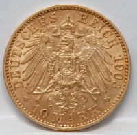 Preußen – 10 Mark Gold 1903 A (Wilhelm II.)