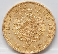 Preußen – 20 Mark Gold 1888 A (Friedrich III.)