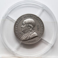 Frankreich 25 Euro 2025 - Benjamin Franklin - antik finish - 2 oz Silber