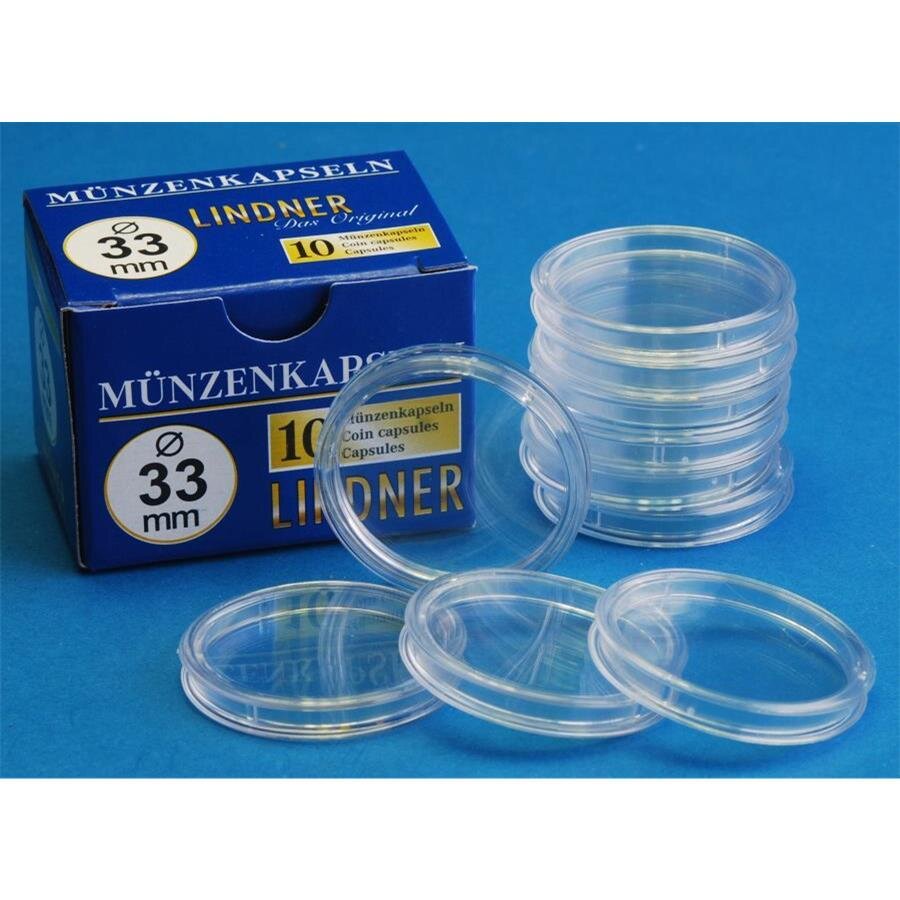 Lindner 2250014P - Cápsulas De Monedas (10 Unidades